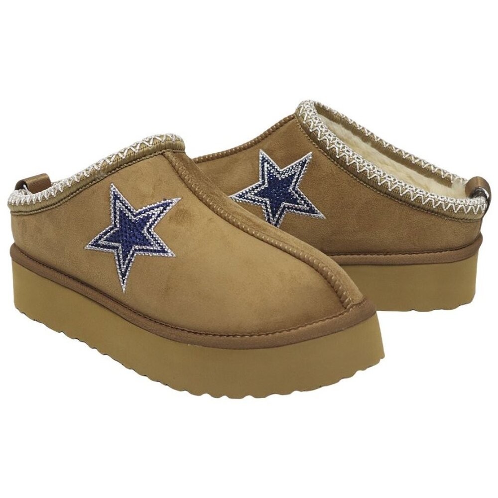 NFL Dallas Cowboys Slip on Boot Ugg with Crystal Logo
